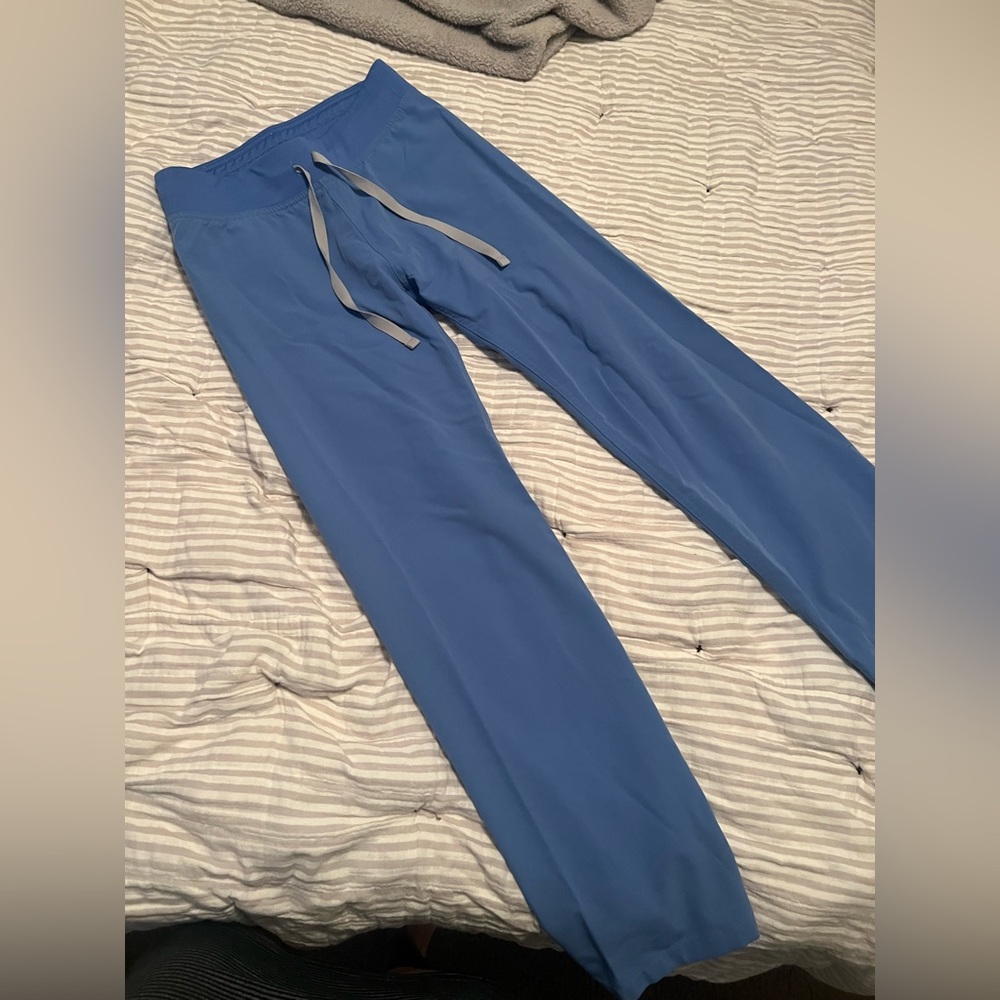 Livingston basic scrub pants ceil blue